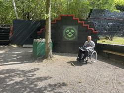 Przed kopalnią w Szklarach