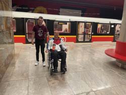 Auf der U-Bahn-Station